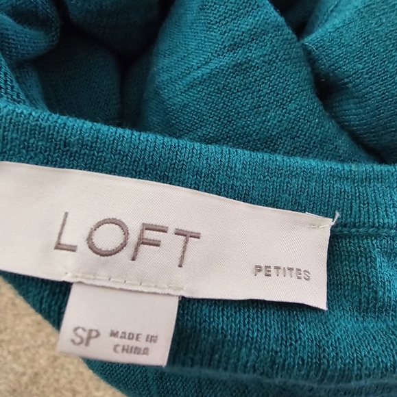 Teal Cardigan SP LOFT - Picture 5 of 8